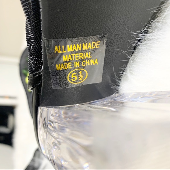 MESH BOOTIES + FLORAL STITCHING - Picture 4 of 4